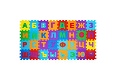 Игровые коврики Игровой коврик Юнландия пазл напольный Алфавит 120х60 см