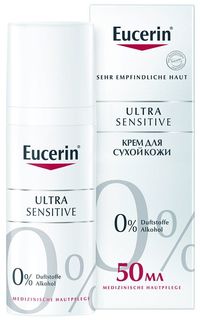 Успокаивающий крем Eucerin UltraSENSITIVE для чувствительной сухой кожи, 50 мл