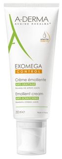 Смягчающий крем для лица и тела A-derma exomega control 200 мл