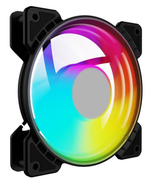Вентилятор для корпуса Powercase M6-12-LED 5 color LED 120mm Molex OEM