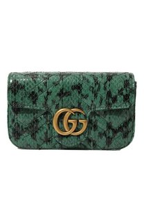 Сумка GG Marmont из кожи питона Gucci