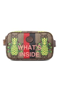 Поясная сумка Pineapple GG Supreme Gucci