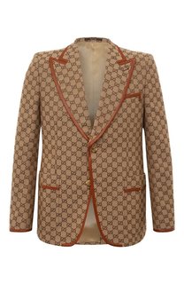 Хлопковый пиджак Gucci