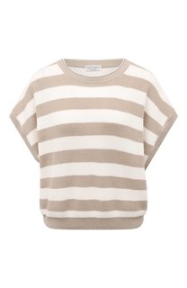 Хлопковый пуловер Brunello Cucinelli