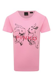 Хлопковая футболка Pinko