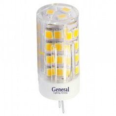 Лампа светодиодная G4, 5 Вт, 220 В, 4500 К, свет нейтральный белый, General Electric, GLDEN-P
