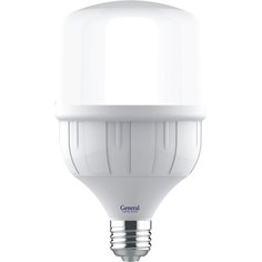Лампа светодиодная E27, 40 Вт, 230 В, 6500 К, свет холодный белый, General Electric, GLDEN-HPL, высокомощная