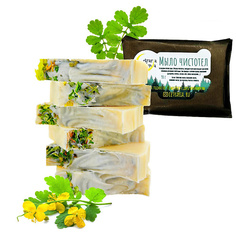 Мыло твердое CETRARIA Мыло из сока Чистотела против прыщей и акне 540