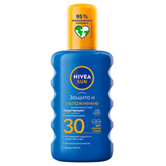 Солнцезащитный спрей для тела NIVEA Солнцезащитный спрей Sun "Защита и увлажнение" SPF 30