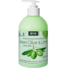 Мыло жидкое EVA NATURA Жидкое крем-мыло для рук "Зелёная олива и Лайм" 500.0