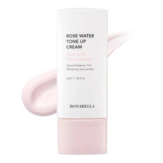 BONABELLA Крем для лица на основе розовой воды выравнивающий тон Rose Water Tone Up Cream