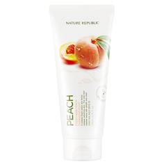 Мусс для умывания NATURE REPUBLIC Пенка для умывания с экстрактом персика Fresh Herb Peach Cleansing Foam