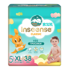 Подгузники-трусики INSEENSE Трусики-подгузники Classic V5S размер XL 12-17 кг 38