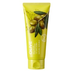 Мусс для умывания NATURE REPUBLIC Пенка для умывания с экстрактом оливы Real Nature Olive Foam Cleanser