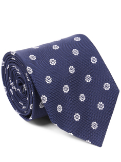 Галстук шелковый с принтом Cesare Attolini