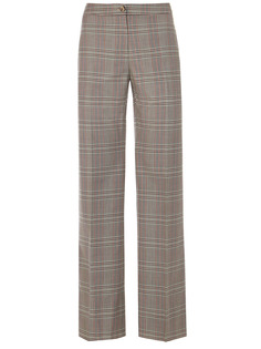 Брюки шерстяные в клетку Etro