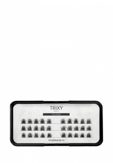 Пучки накладных ресниц Trixy Beauty Trendy, эффект естественных и натуральных ресниц