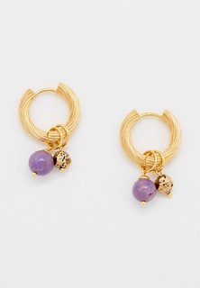 Серьги Stone Philosophy Golden Violet