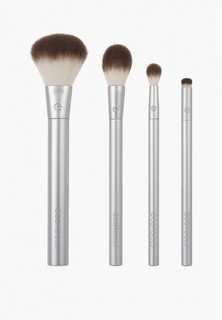 Набор кистей для макияжа Ecotools Precious Metals Cheek + Eye Highlight Set, 4 шт.