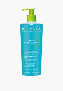 Гель для умывания Bioderma Sebium, для жирной и проблемной кожи, 500 мл