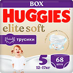 Трусики-подгузники Huggies Elite Soft 5 12-17 кг 68 шт.