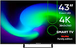 Телевизор Top Device TV 43 ULTRA SPECIAL UHD 4K Smart TV WildRed