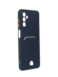 Чехол Neypo для Samsung Galaxy A04s / A13 5G Pocket Matte Silicone с карманом Dark Blue NPM58585