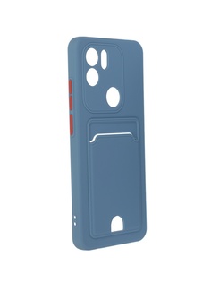 Чехол Neypo для Xiaomi Redmi A1 Plus Pocket Matte Silicone с карманом Grey NPM57223
