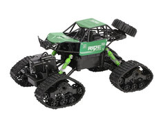 Радиоуправляемая игрушка Crossbot Гидроход 4WD 2в1 гусеницы + доп.комплект колес Green 870593