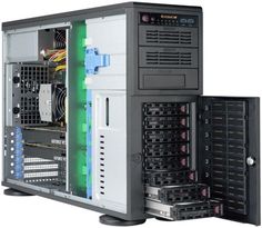 Серверная платформа Supermicro SYS-5049A-T (LGA3647, C621, 12*DDR4, 8*3.5" Hot-swap, SAS/SATA, 7*PCIE, 10Glan, Glan, IPMI lan, 9*USB 3.1, USB Type-C,