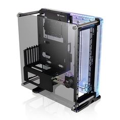 Корпус ATX Thermaltake DistroCase 350P CA-1Q8-00M1WN-00 черный, без БП, боковая панель из закаленного стекла, 2*USB 3.0, 2*USB 2.0, audio