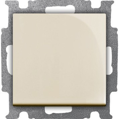 Выключатель ABB 1012-0-2146 BASIC 55 одноклавишный, в рамку, 10А, 250В, IP20 (бежевый)