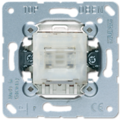 Переключатель Jung EP407U EcoProfi Мех 1-клавишный, промежуточный, 10А, 250В