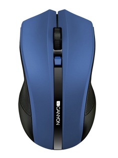 Мышь Wireless Canyon MW-5 CNE-CMSW05BL Optical 4 buttons, DPI 800/1200/1600, blue