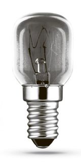 Лампа накаливания Camelion 15/PT/CL/E14 15Вт, E14, 220В, 8лм, 1000 часов работы, T max +300°C, колба типа T25 / для духовок, прозрачная (12979)