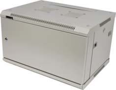 Шкаф настенный 19", 9U TWT TWT-CBWPM-9U-6x8-GY Pro 600x800 металлическая дверь