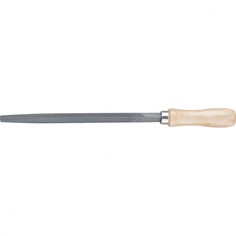 Напильник Сибртех 16026 200мм трехгранный деревянная ручка
