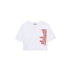Хлопковая футболка Dondup Kids