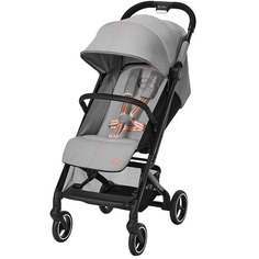 Детская коляска Cybex Beezy Lava Grey с дождевиком и бампером