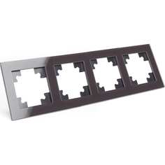 Горизонтальная четырехместная рамка STEKKER