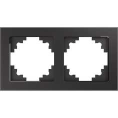 Горизонтальная двухместная рамка STEKKER