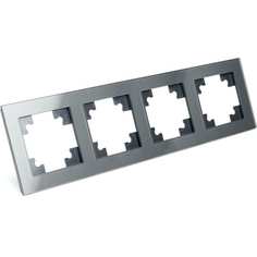 Горизонтальная четырехместная рамка STEKKER