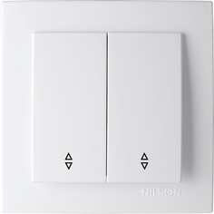 Двухклавишный выключатель Nilson