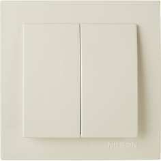 Двухклавишный выключатель Nilson