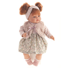 Куклы и одежда для кукол Munecas Antonio Juan Кукла озвученная Иоланда в бежевом мягконабивная 42 см