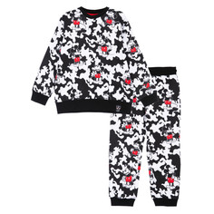 Комплекты детской одежды Playtoday Комплект Family look для мальчика (свитшот и брюки) New Year 42236037