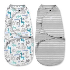 Пеленки Пеленка Summer Infant Swaddleme Конверт для пеленания на липучке 2 шт