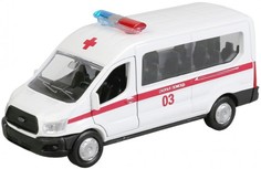 Машины Технопарк Машина металлическая Ford Transit Скорая 12 см
