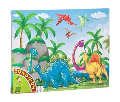 Пазлы Bondibon Пазл Динозавры (35 деталей)