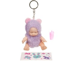 Куклы и одежда для кукол Bondibon Игровой набор Oly Кукла в леденце в меховом костюмчике и аксессуарами ВВ3880